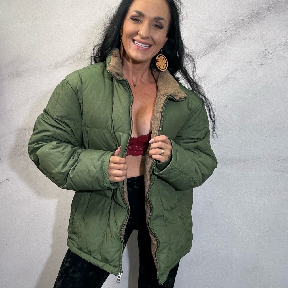 Eddie Bauer Forest Green Women's Puffer Jacket